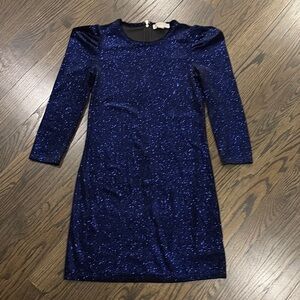 Sparkling Blue Women’s Dress by Michael Kors (size XS)